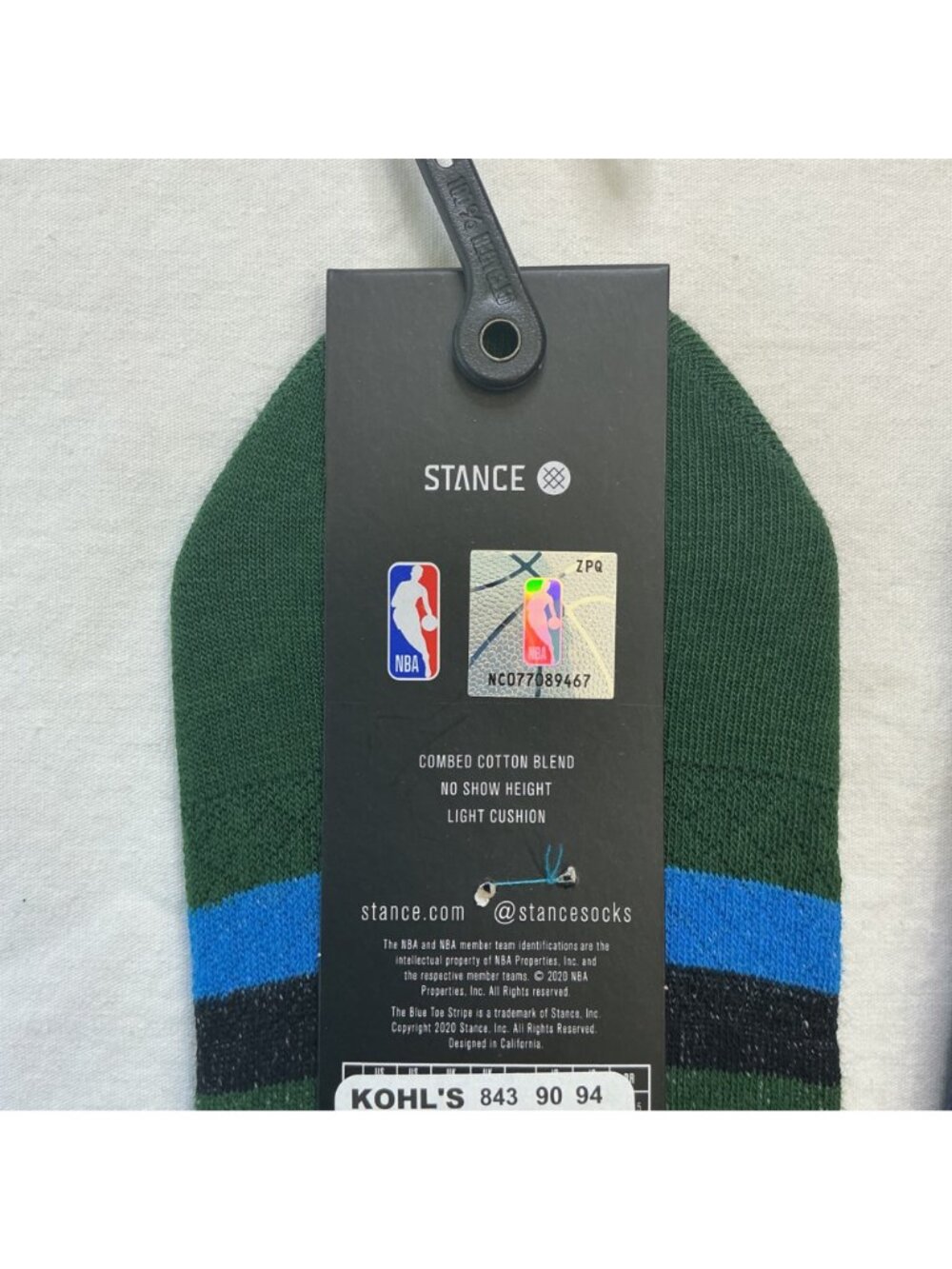 NEW Stance NBA & MLB No Show Socks 2-Pack Milwaukee Bucks & Brewers Medium - Picture 5 of 7